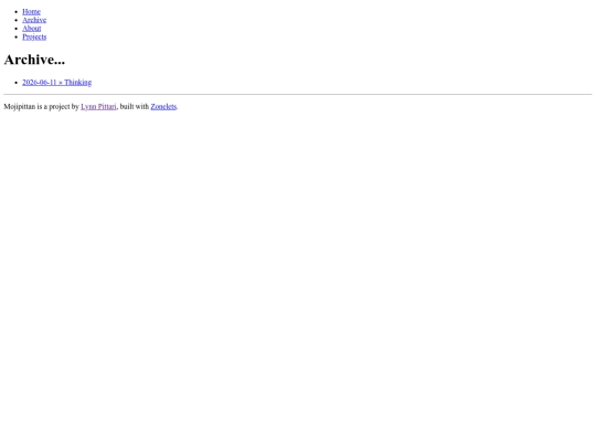 archive screenshot