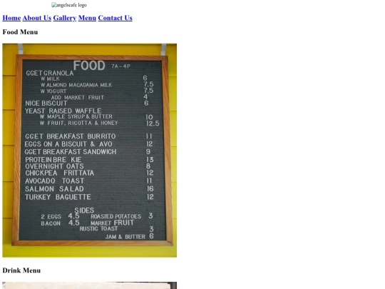 menu screenshot