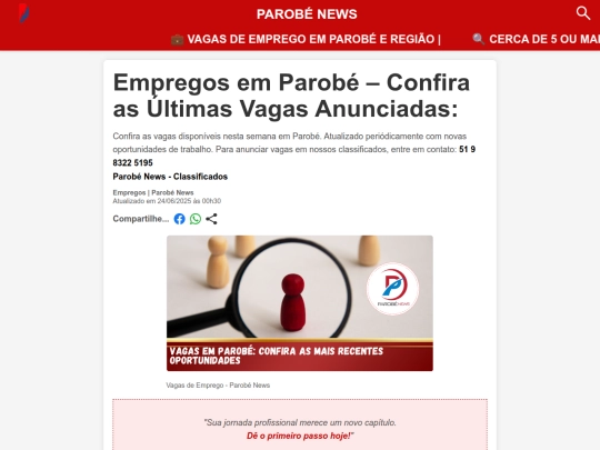 pnews/vagas screenshot