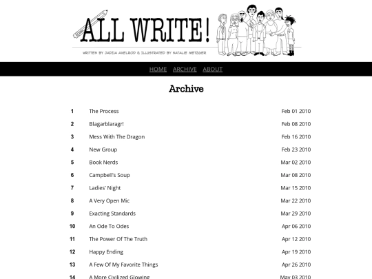 All-Write/archive screenshot