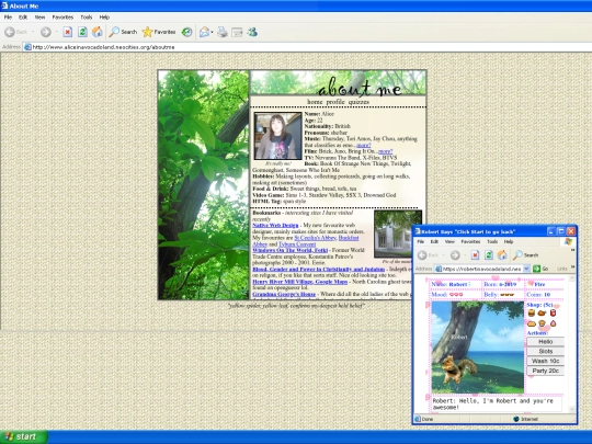 aboutme/profile screenshot