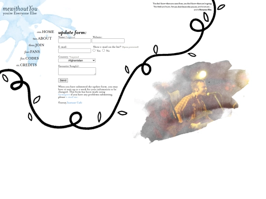 mewithoutyou/update screenshot