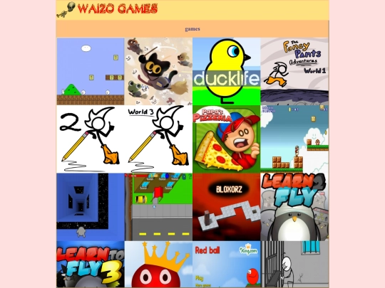 games screenshot