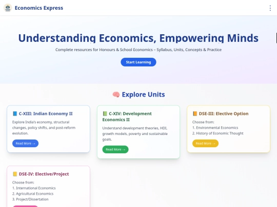 Economics screenshot