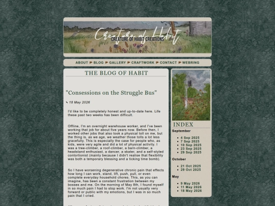 blog screenshot