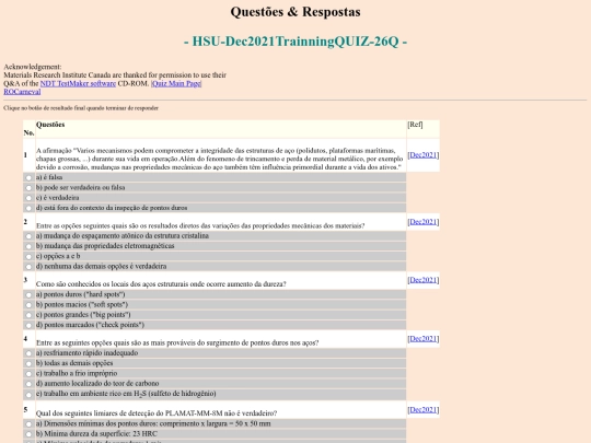 HS-ROSEN/HSU-Dec2021TrainningQUIZ-26Q screenshot