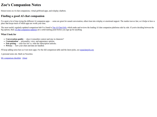 index screenshot