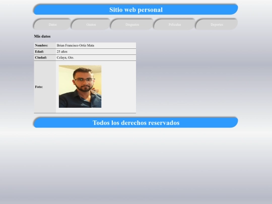 web personal screenshot