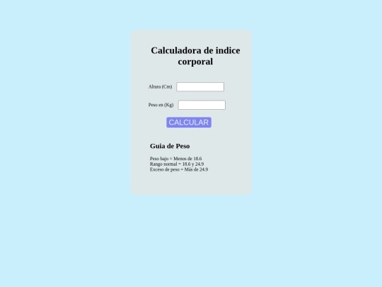 Retos/CalculadoraIMC screenshot