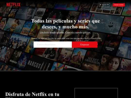 talleres/netflix screenshot