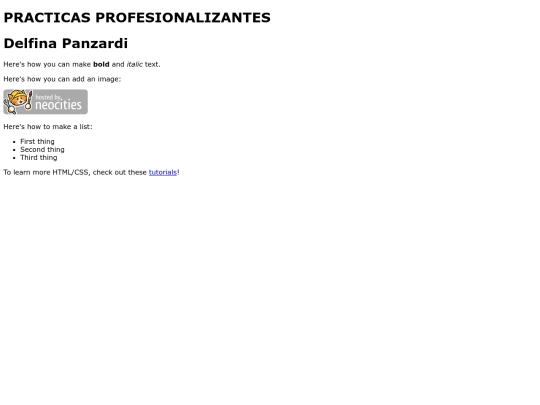index screenshot