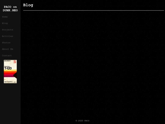 blog screenshot