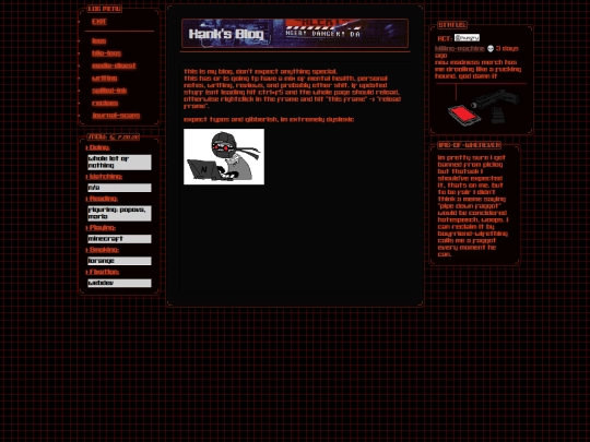 blog screenshot