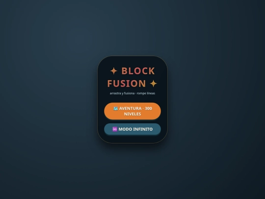 BlockFusionGame screenshot