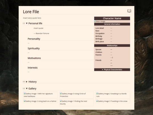 lore/blank screenshot