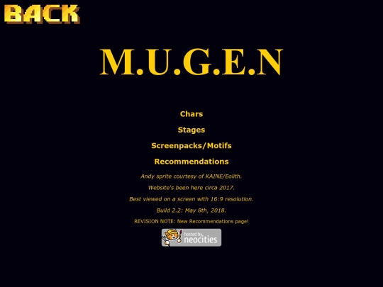 mugen screenshot