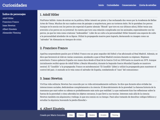 curiosidades screenshot