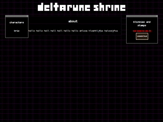 deltarune shrine/deltarune screenshot