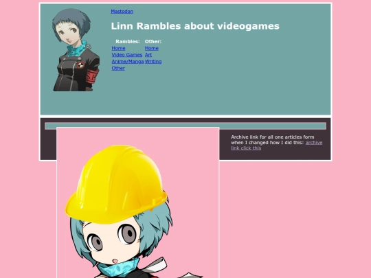 rambles/videogames screenshot