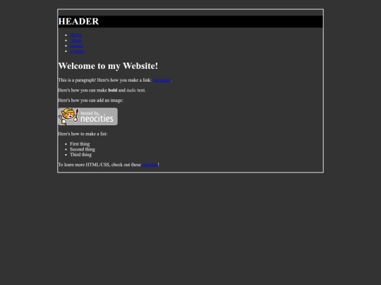 index screenshot
