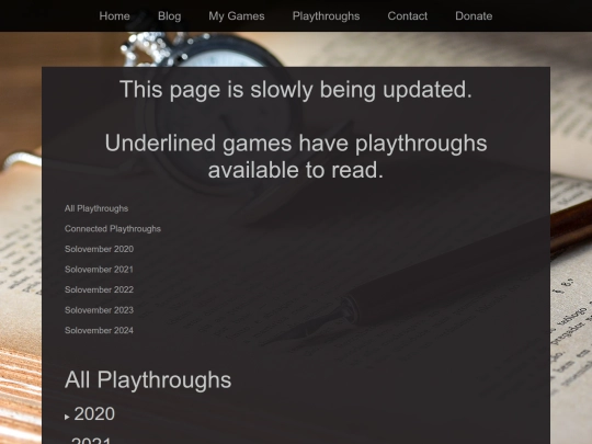 PlaythroughArchive screenshot