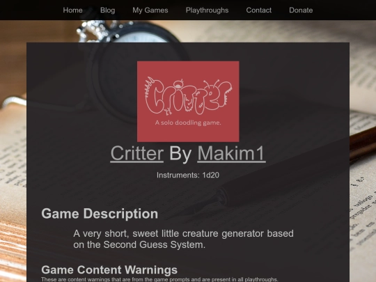 Playthroughs/Solovember2023/critter screenshot