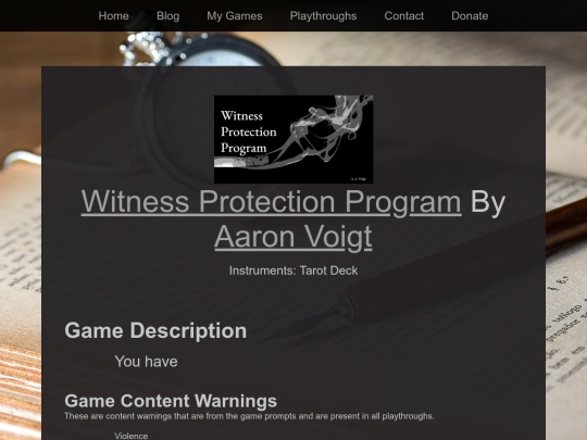 Playthroughs/Solovember2023/witness-protection-program screenshot