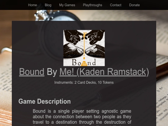 Playthroughs/Solovember2024/Bound screenshot
