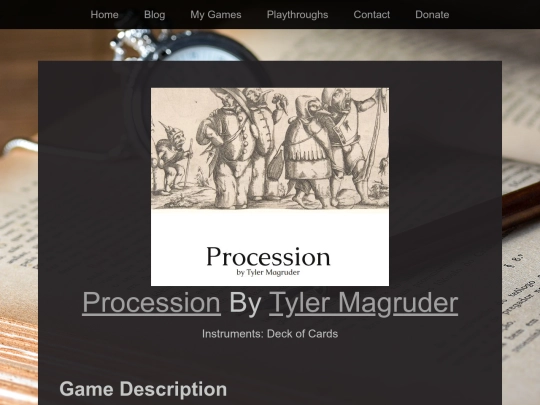 Playthroughs/procession screenshot