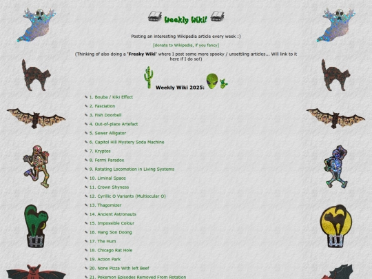 weeklywiki screenshot