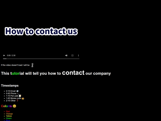 contact screenshot