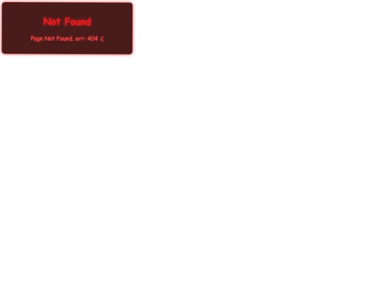 not_found screenshot