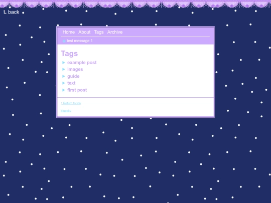 blog/tags screenshot