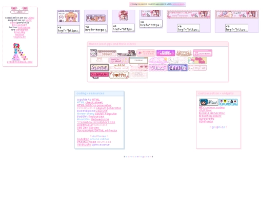 links screenshot