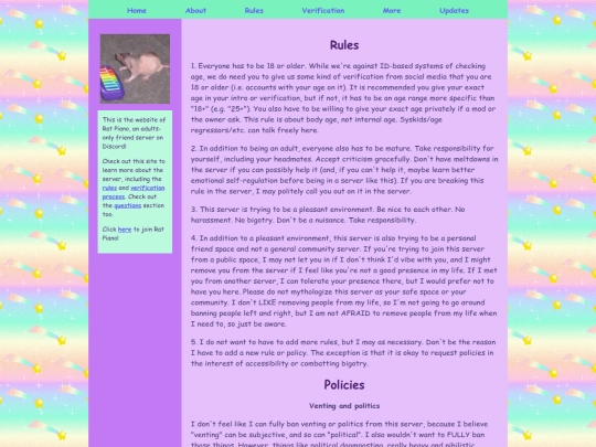 rules screenshot