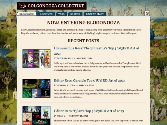 blog screenshot