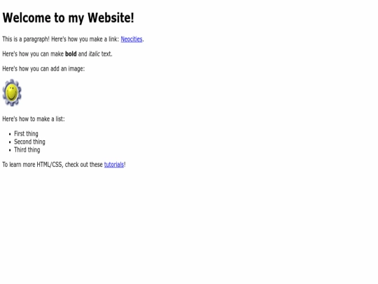 index screenshot