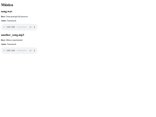 music screenshot