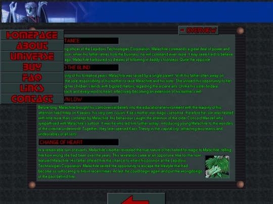 character-malachite-overview screenshot
