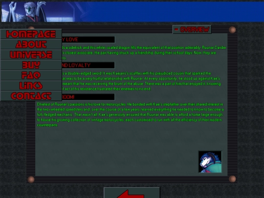 character-ruunar-overview screenshot