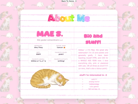 me/aboutme screenshot