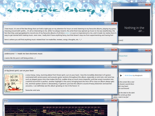 music_blog screenshot