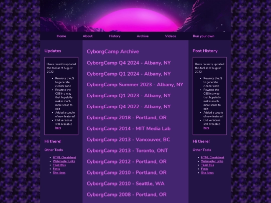 posts screenshot