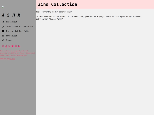 zines screenshot