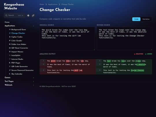 applications/change-checker screenshot