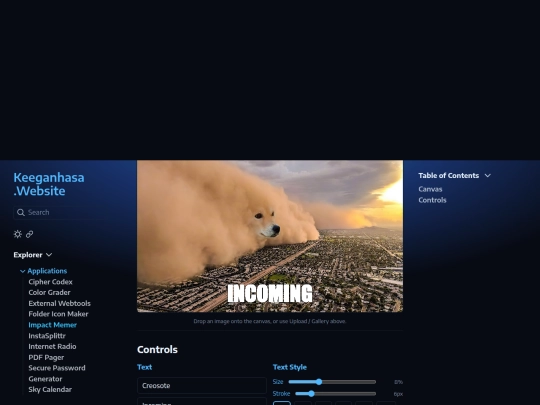 applications/impact-memer screenshot