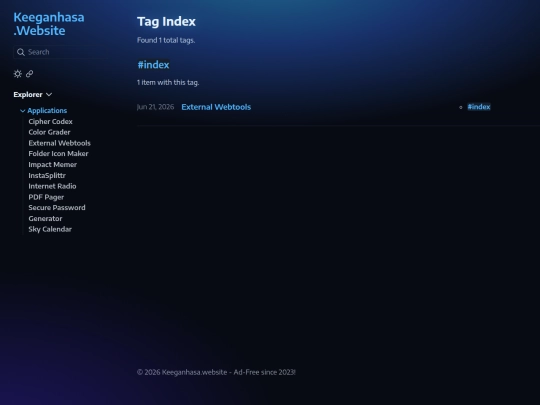 tags screenshot