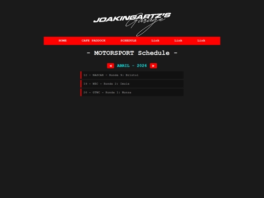 SCHEDULE screenshot