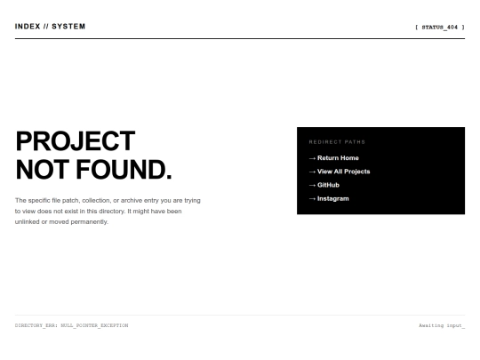 not_found screenshot