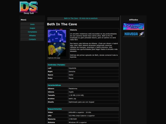 beth-in-the-cave screenshot